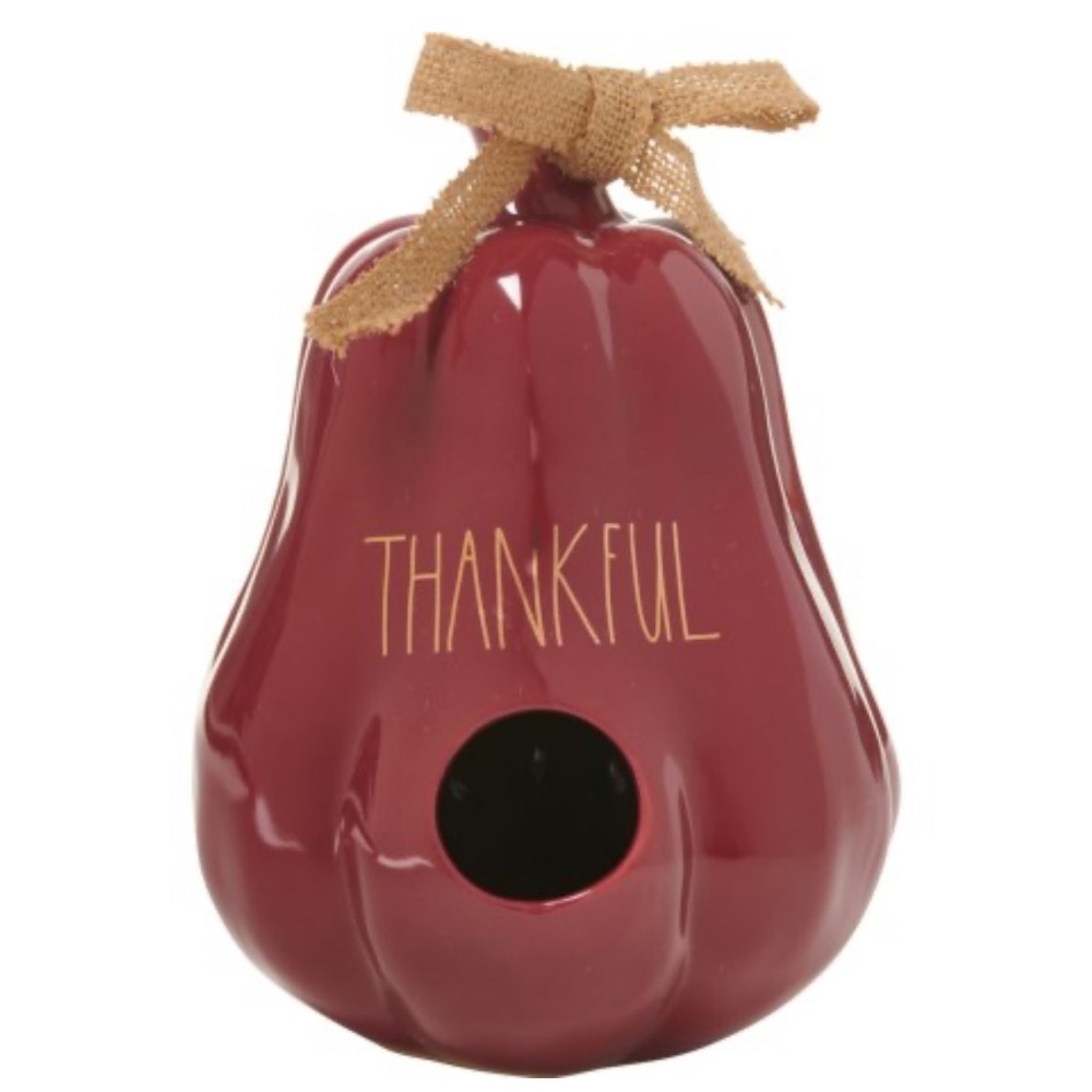 Rae Dunn Thankful Gourd Birdhouse-Brand New